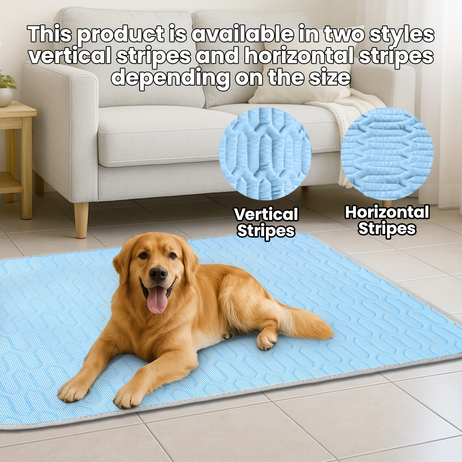 UPGRADED ICE-COOl MODEL Summer Pet Cooling Mat Pad And Sleeping Pad Bed for Small, Medium, and Large Cats & Dogs