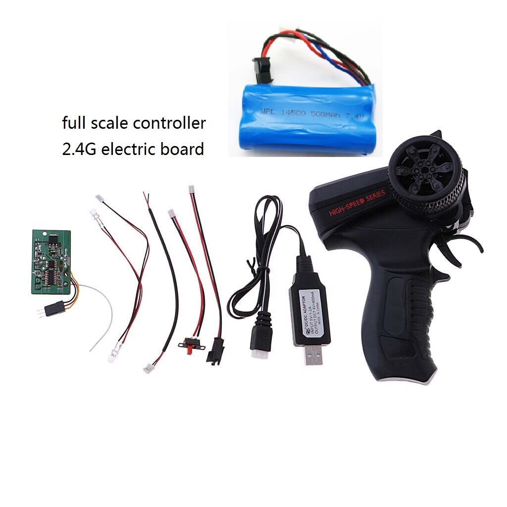 WPL B14K B24K B16K B36K C14 C24K Original Full Scale Remote Controlller KIT Version Universal 2.4G Receiver Lipo Battery Charger: Remote battery pack