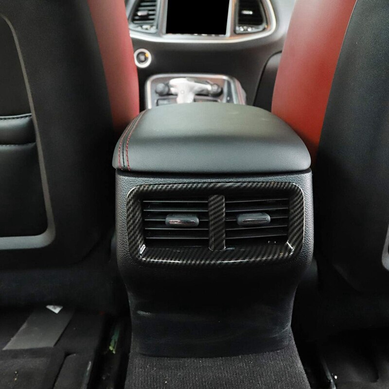 for Challenger Rear Air Condition Outlet Vent Covers Trim Accessories for Dodge Challenger