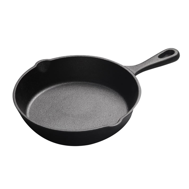 Gietijzeren koekenpan met antiaanbaklaag, koekenpan voor gas-inductiekookplaat, eierpannenkoekenpan, keukengereedschap, kookgerei