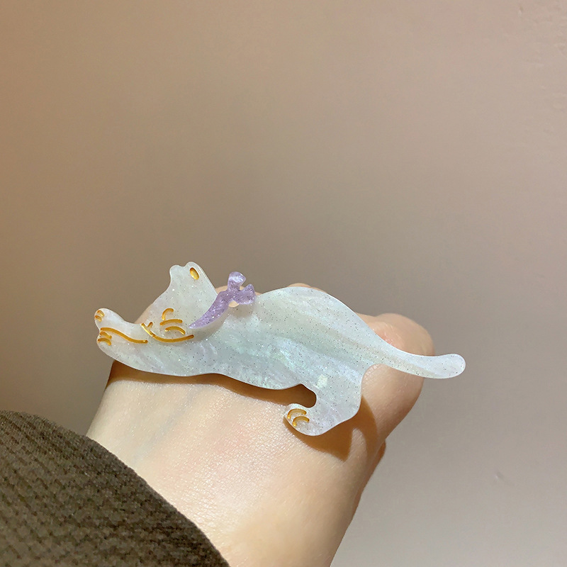 Cute Cat Haiclips For Girls and Women Alligator Hairpins Barrettes Headwear Animal Hair Accessories