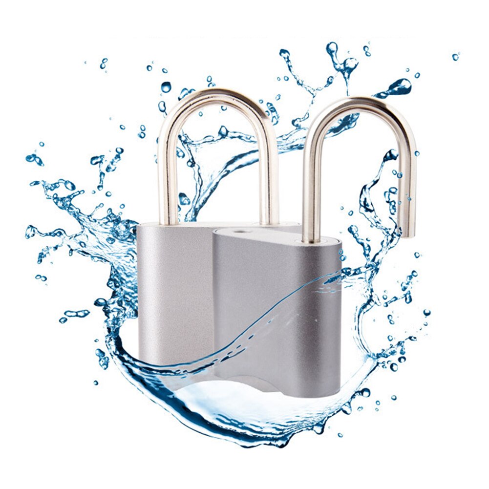 Rechargeable Electronic Digital Password Smart Lock APP Gym Dormitory Door Waterproof Bluetooth Padlock Convenient To Use