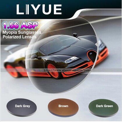 LIYUE Myopia short-sight polarized sunglasses driving lenses Summer Style Prescription Polarized Sunglasses Lenses