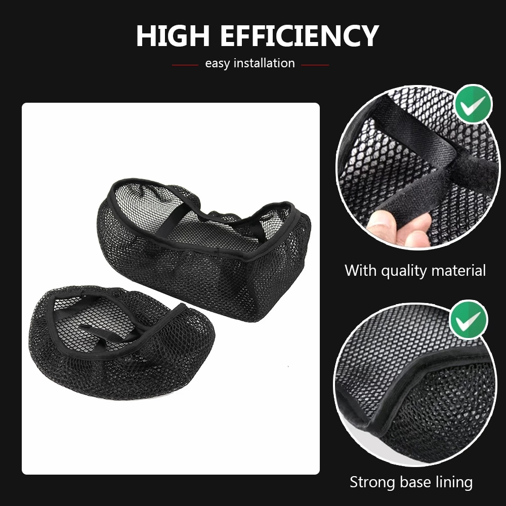 Funda de asiento transpirable de malla 3D para motocicleta, cojín de tela antideslizante para Honda CBF600, CBF1000, CBF 600 S SA 1000, cbf600s
