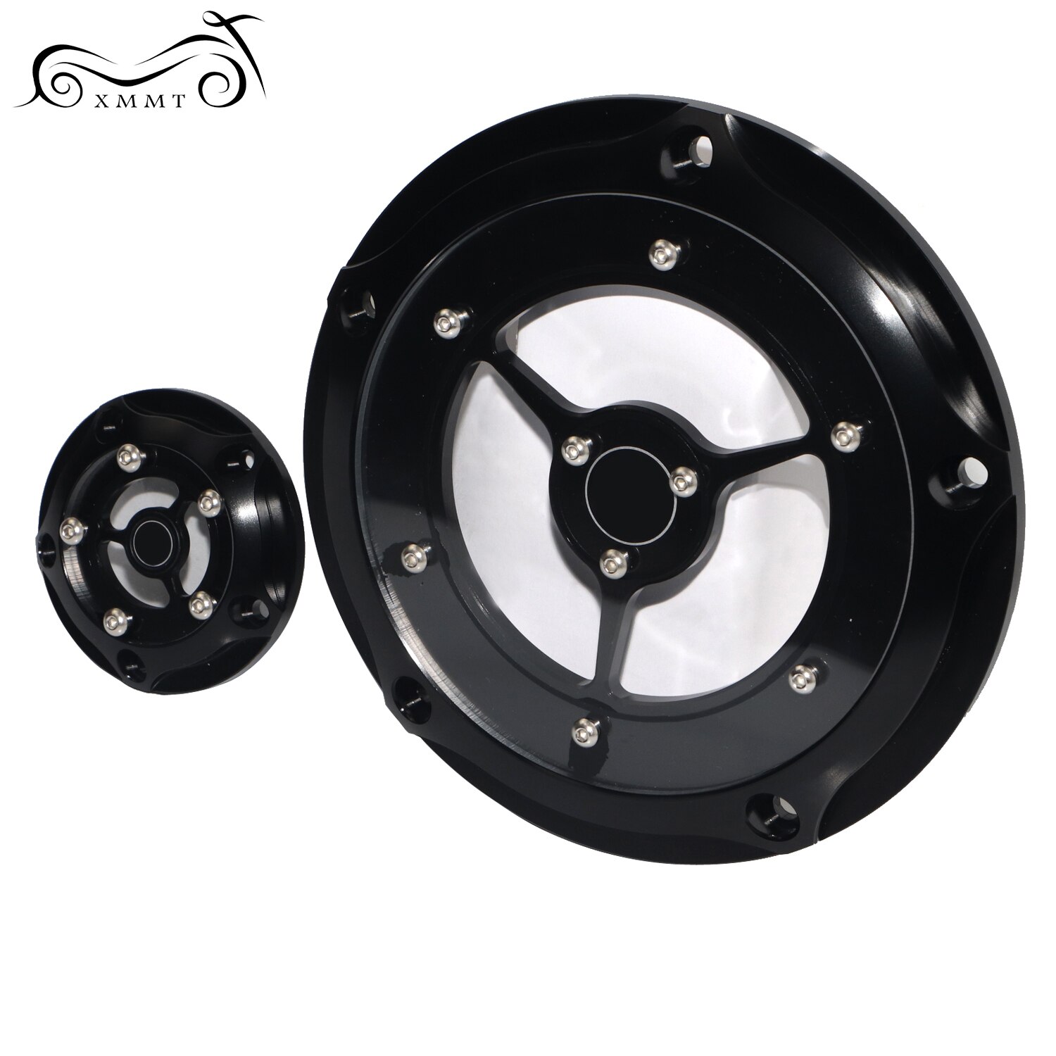 Motorcycle CNC Derby Cover Timing Timer Covers 5 holes Black Chrome Aluminum Set For Harley Electra Road Glide Road King