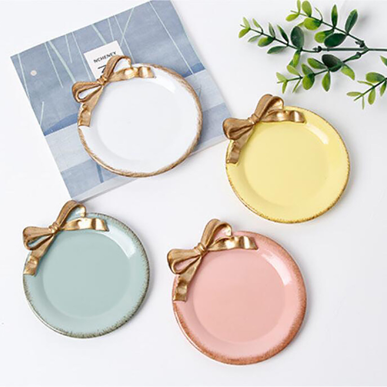 Nordic Tableware Western Food Plate Salad Steak Platos Household Dish Cake Dessert Plate Breakfast Dish Plate