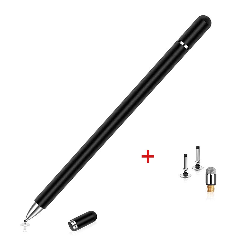 Stylet magnétique universel, 2 en 1, pour écran tactile, pour tous les iPad, iPhone, Huawei, Android, Xiaomi, Pad 5: Black W Accessories