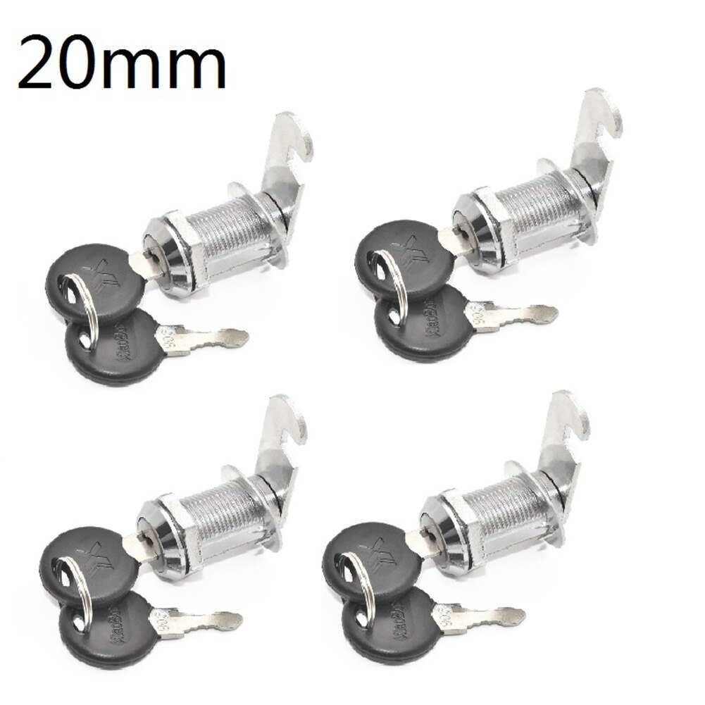 4pcs Lock Barrel Drawer Cam Lock Cupboard Door Lock For Cabinet Keyed Lock