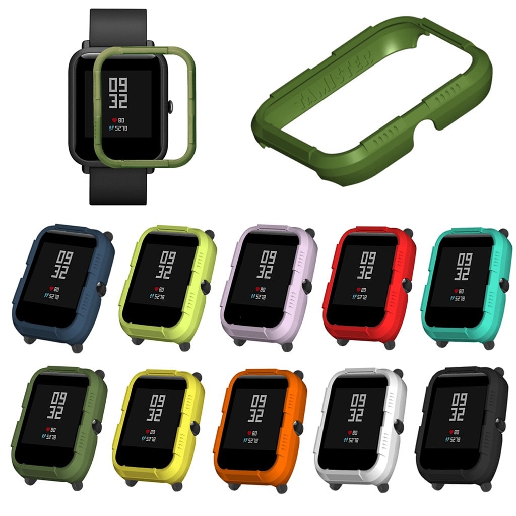 Case Cover Shell Silicone Frame Protective for smartwatch Huami Amazfit Bip Youth Watch