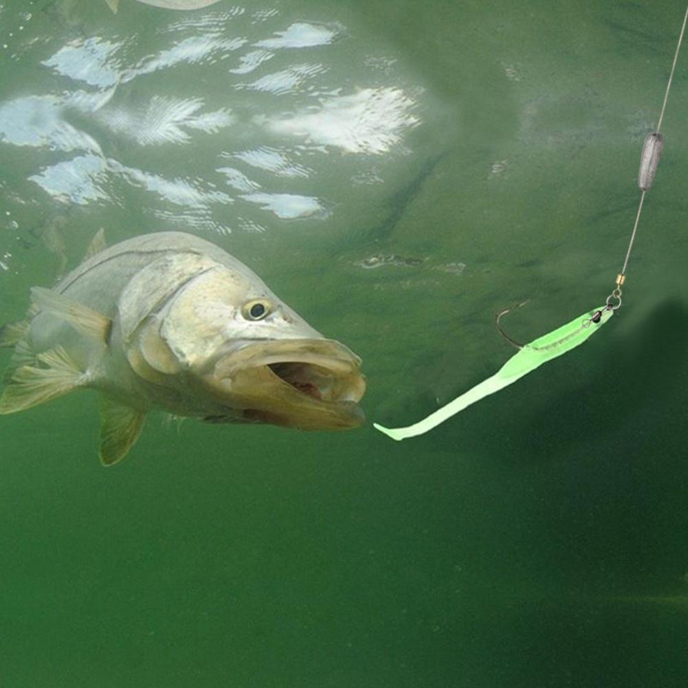 Pesas de pesca con ruedas giratorias, aparejo de tiro, anzuelos Offset, 5 unids/caja, 4g-12g
