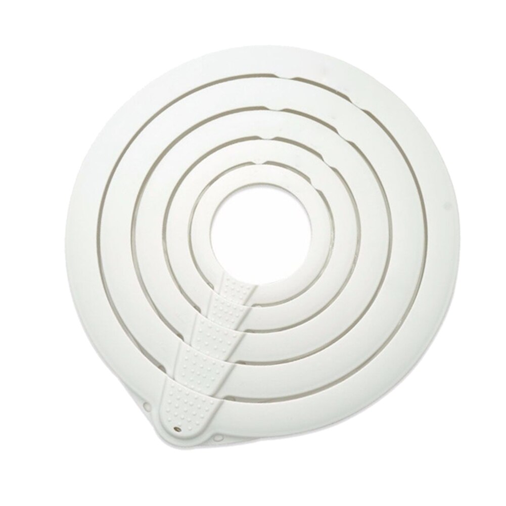 1 Set Vide Couvercle Scellant Alimentaire Frais Joint Bol Coupe Outil Portatif pour Cuisine MDJ998: white 5 pcs