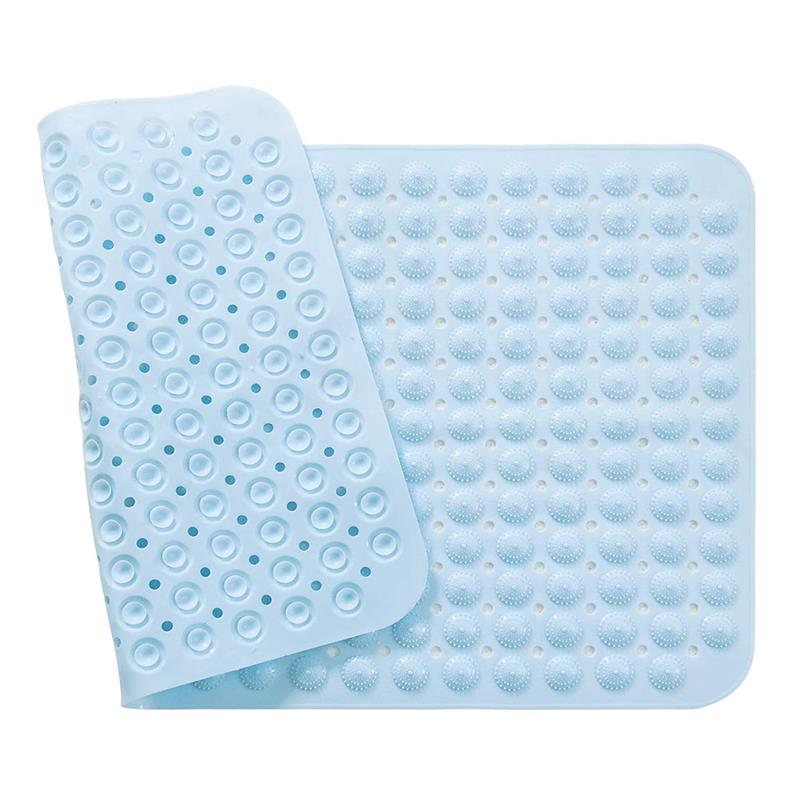 Antiskli badekar dusjmatte dusj badematte suge baderomsmatte pvc massasjepartikler fotpute baderomsteppe badematte: D
