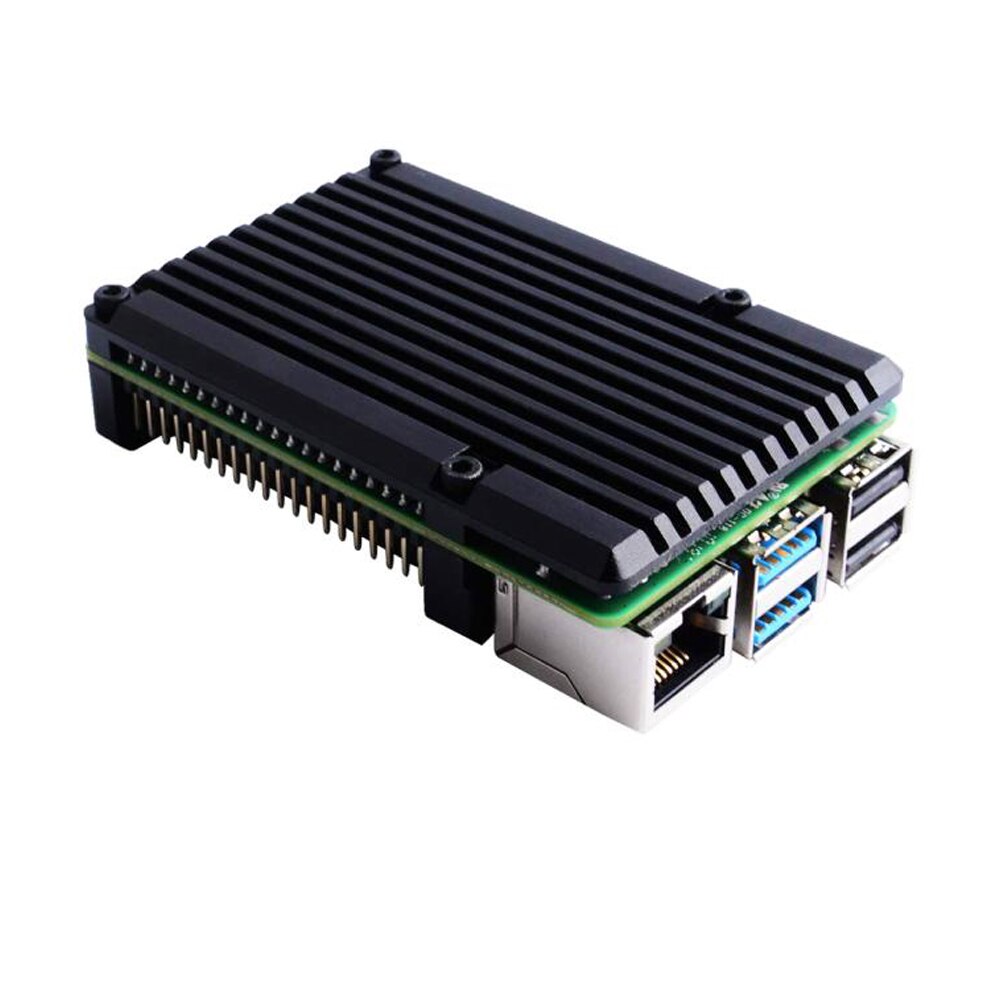 Raspberry Pi 3 Case Abs Behuizing 4 Kleuren Voor Raspberry Pi 2B/3B/3B +/4B Met drie Heatsink Stickers