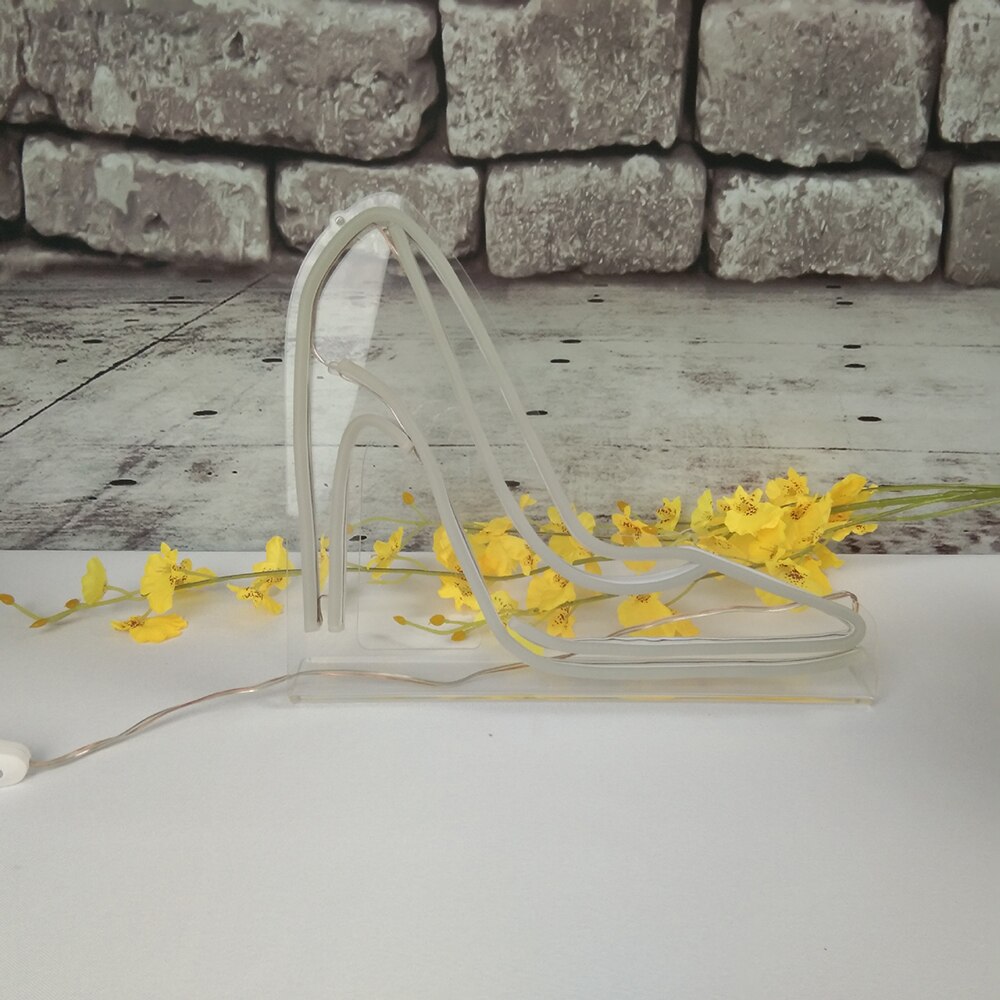Ins Led Neon Sign Decoratie Shop Draagbare Hoge Hakken Dimmen Neon Voor Patry Voorstellen Huwelijk Thuis decor