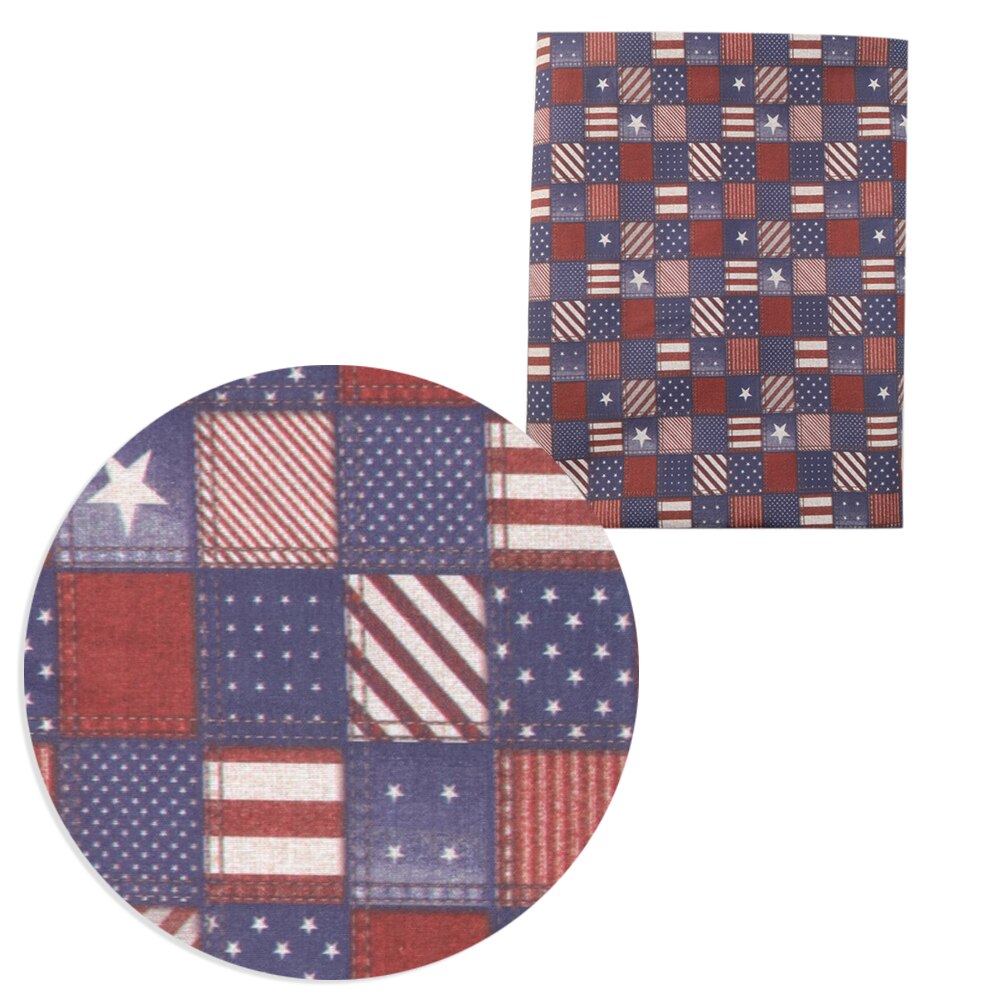 Fourth of July Printed 100% Cotton Fabric Patchwork Sewing Quilting Fabrics Needlework For Tissue DIY Cloth Sew Dress,1Yc17706: 1088746