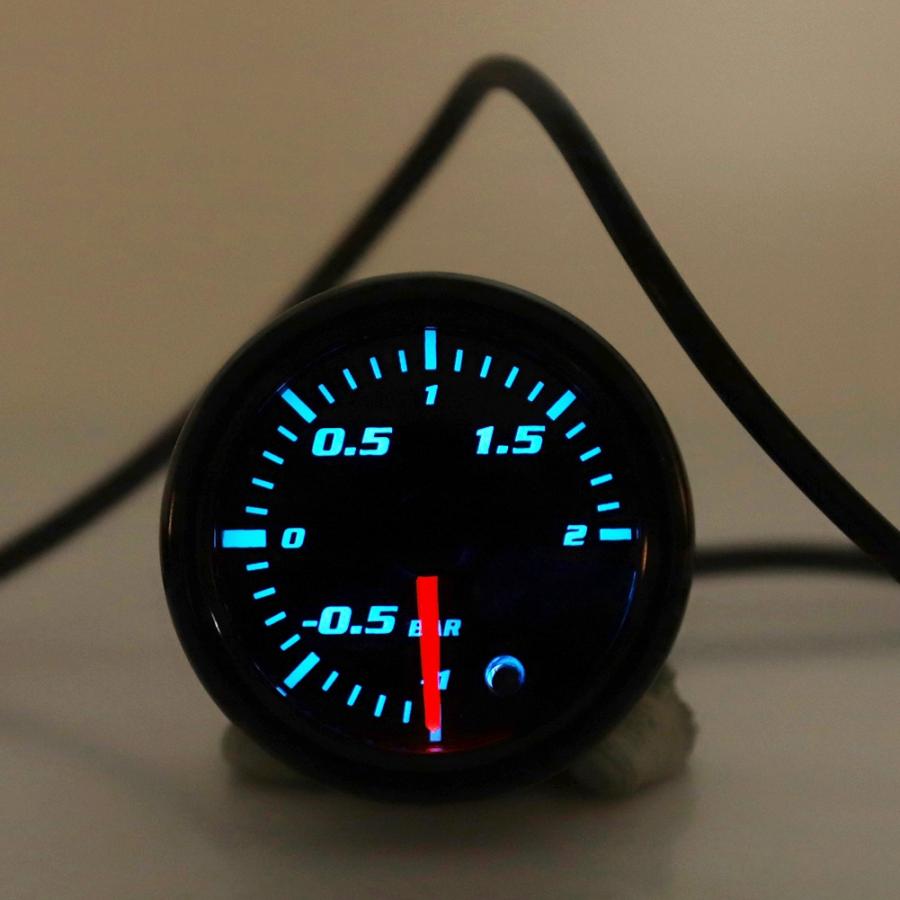 2in 52mm Car PSI Pressure Turbo Boost Gauge Colorful Screen Pointer Bar Vacuum Meter Kit Aluminum alloy Turbo Gauge