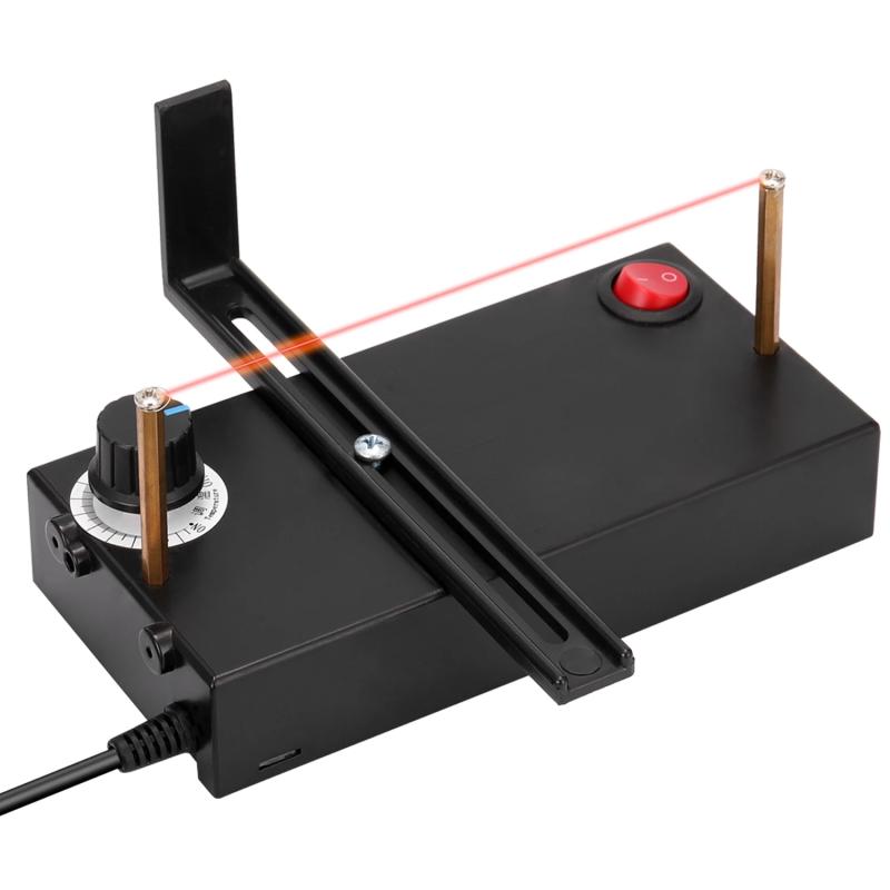 Die-Cut Machine Mini Cutting Machine Manual Electric Heating Cutter for Ribbon Lace Braided Belts Thermal Cutter with Fan