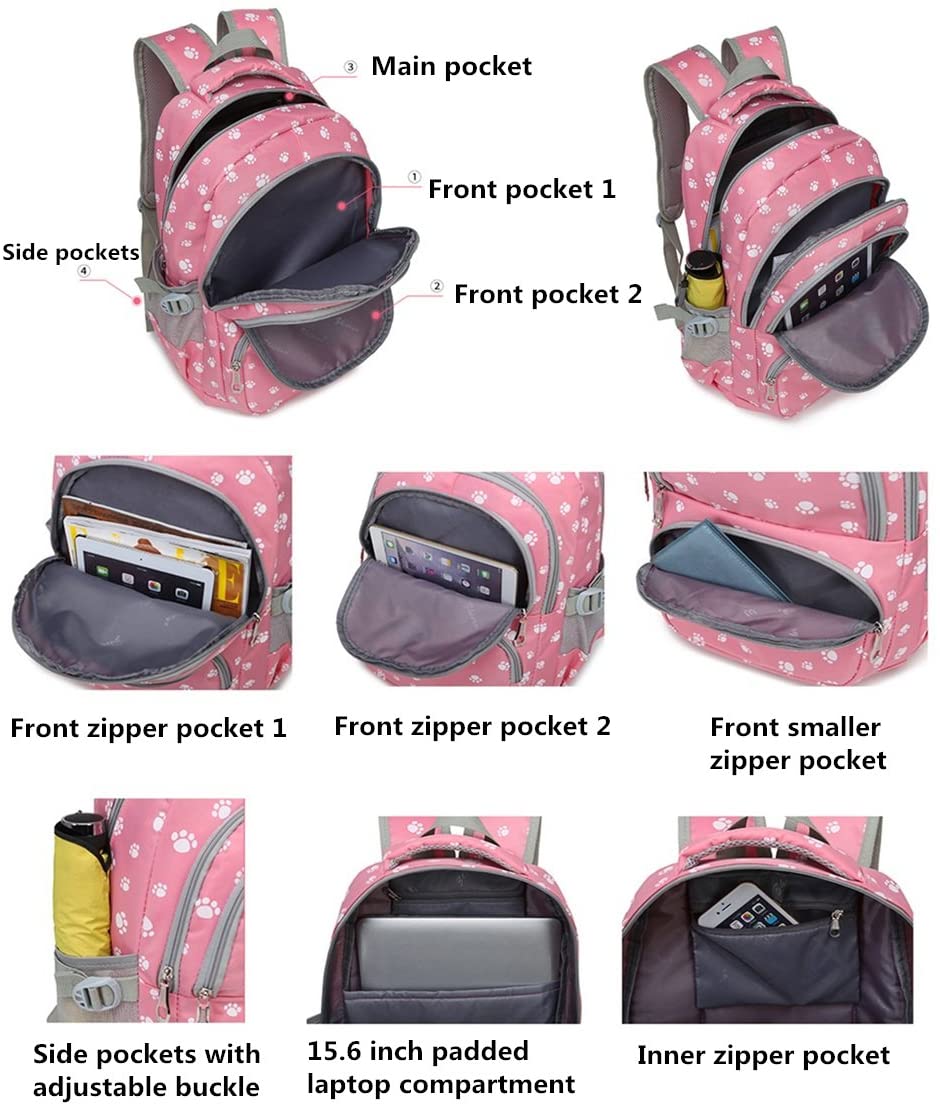 arrived 3 pcs/set school backpack for teen girls cartoon printing children school bags Laptop backpack Travel Bags mochila