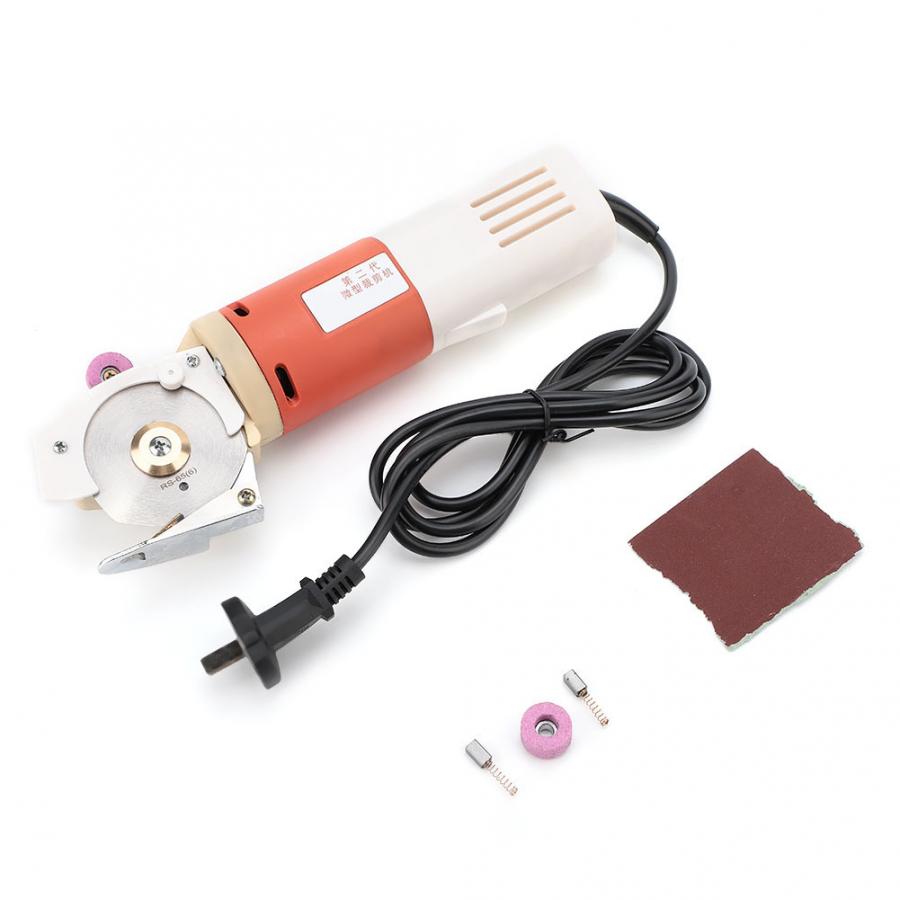 Mini Elektrische Tuch Cutter 220 V Handheld Tragbare 65mm Dreh Klinge Elektrische Runde Tuch Cutter Stoff Schneiden Maschine