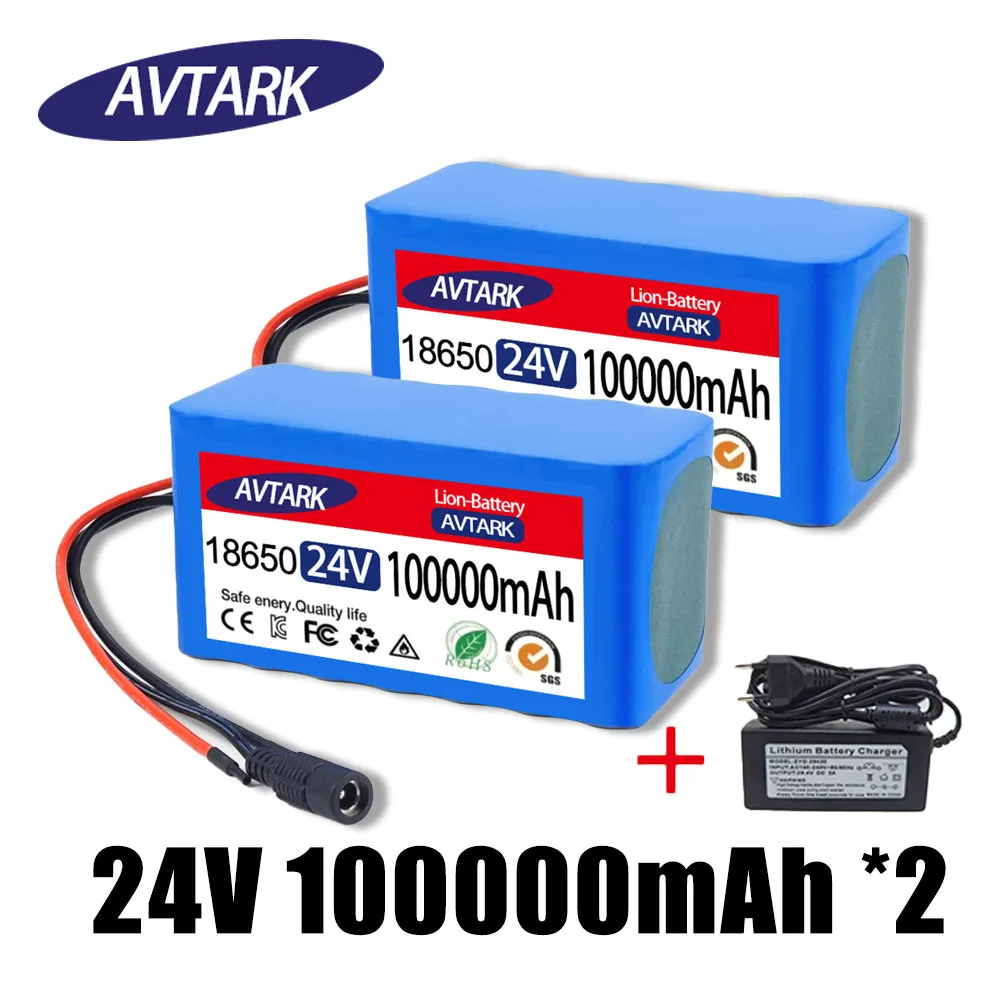 24V 18650 7S3P 100000mAh Rechargeable Batteries 24V Lithium Battery Wheelchair Battery 7s3p Battery Pack for Bicycle