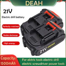 21v 1500 mah elektrisk borr li-ion litium uppladdningsbara batterier för sladdlös skruvmejsel handborr tillbehör för elverktyg