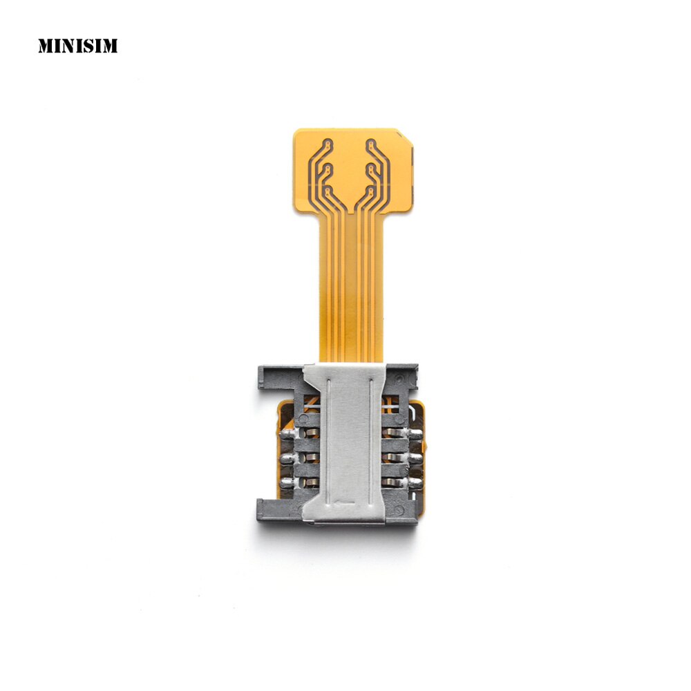 1PC Universal TF híbrido Sim ranura para tarjeta SIM Dual adaptador Micro SD Extender Nano Cato para Android teléfono tres elección: Mini Sim