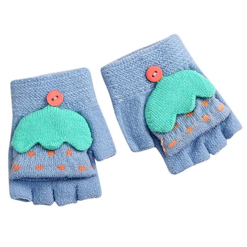Mitaines pour enfants, filles et garçons, parapluie, dessin animé, Patchwork, garde au , gants pour enfants, #4AA6