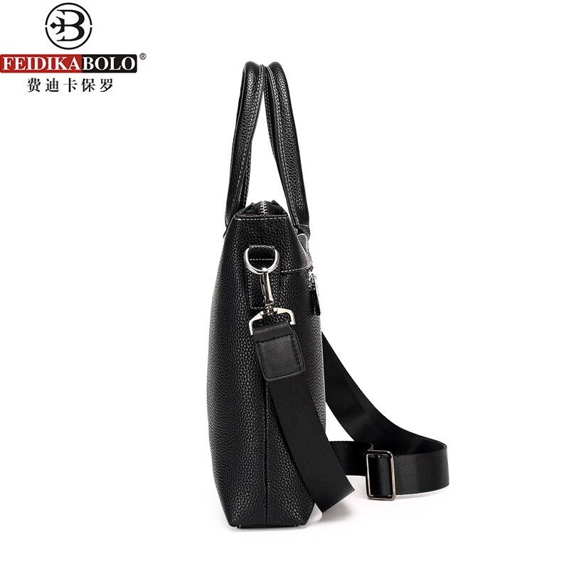 FEIDIKABOLO Simple homme sac à main en cuir souple hommes Messenger sacs sacoche pour ordinateur portable hommes mallette sac homme