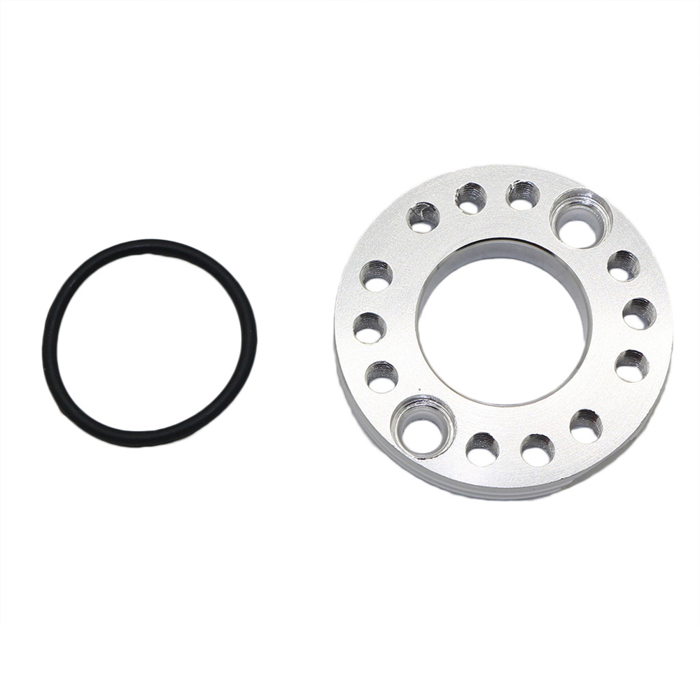 Vergaser Saugrohr Adapter Quad Grube Fahrrad Fahrzeug Geändert Positionierung Block Adapter Platte Erzähler Vergaser: Silber