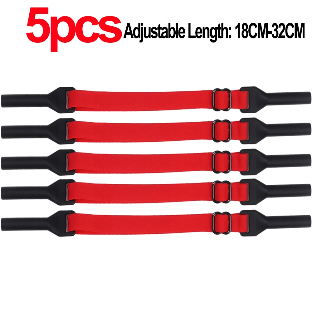 1/5pcs Glasses Chain For Kids Adults Sunglasses Strap Children Glasses Safety Band Strap Retainer Cord Holder Sport Glasses Rope: GRAY
