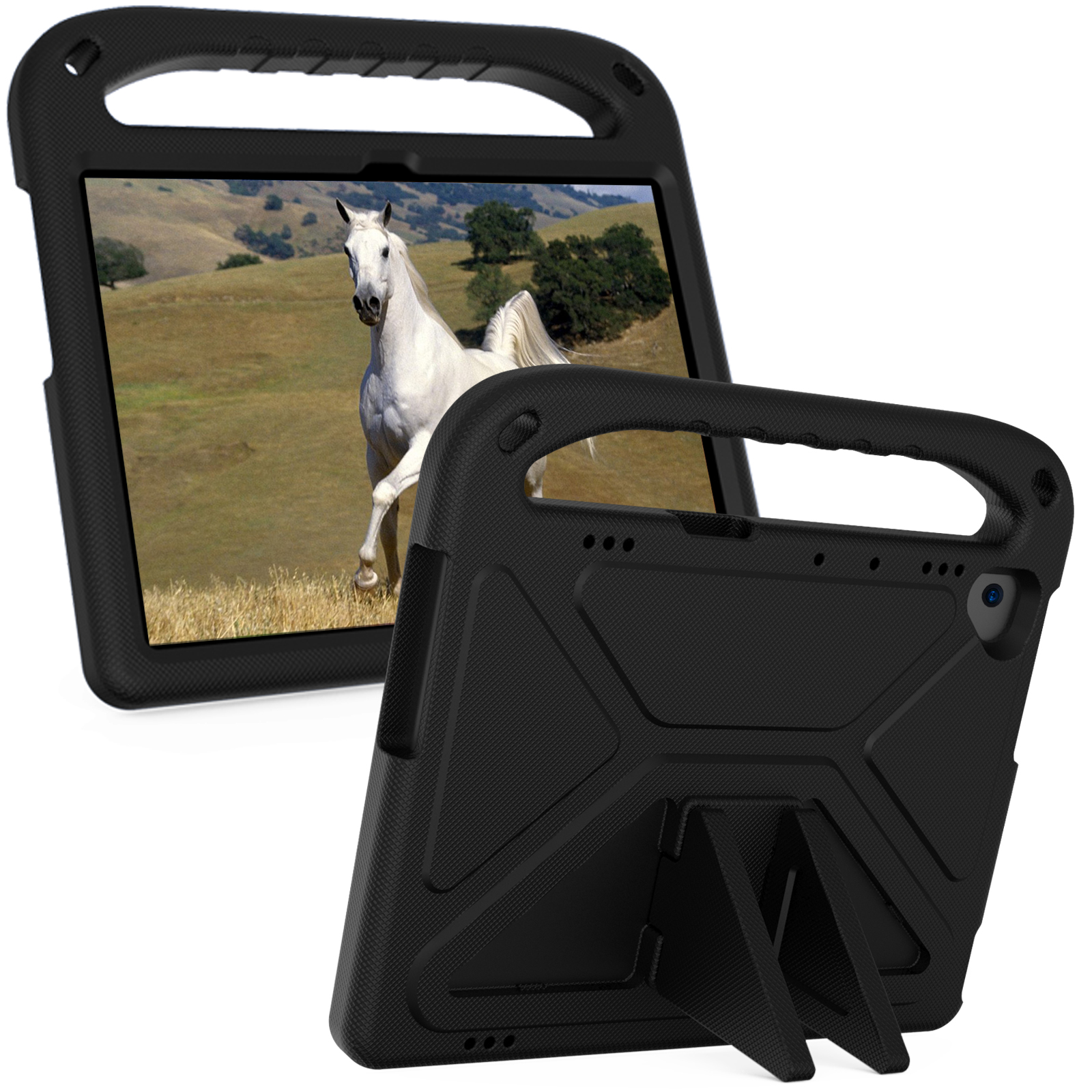Funda de goma EVA a prueba de golpes para móvil, carcasa completa para Huawei T5 10, AGS2-W09/W19/L09/L03, Tablet 5 de 10,1 pulgadas: black