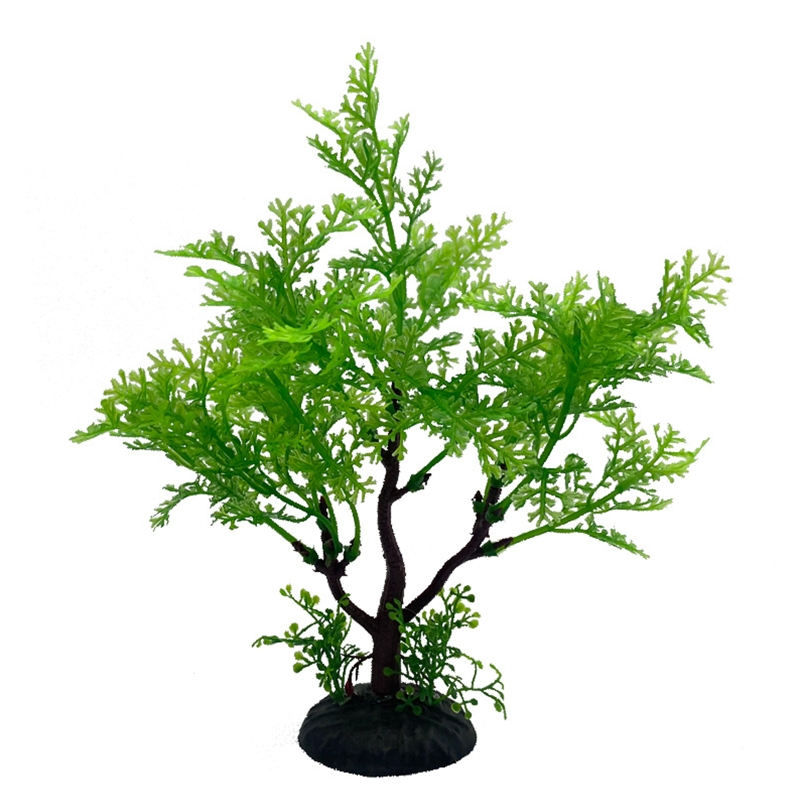 Aquarium Plastic Planten Realistische Kleine Boom Kunstplanten Decoraties Voor Fish Tank Niet Giftig Veilig Voor Alle Vis