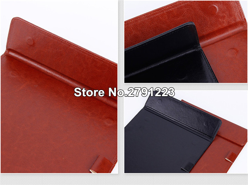 A4 Leather Folder Board Signature Writing Pad Hotel Conference Pad folio Leather Manager filing products