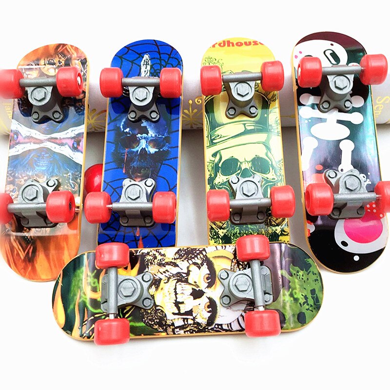 Mini Vinger Skateboard Plastic Vinger Skate Scooter Throwbacks 1Pc Toets Originele Jongens Mini Skateboard Speelgoed