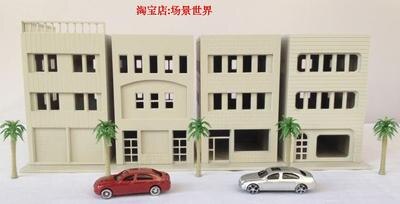 1:150 anteil Harz Modell Szene Layout Japanischen Alte Wohn Gebäude II Straße