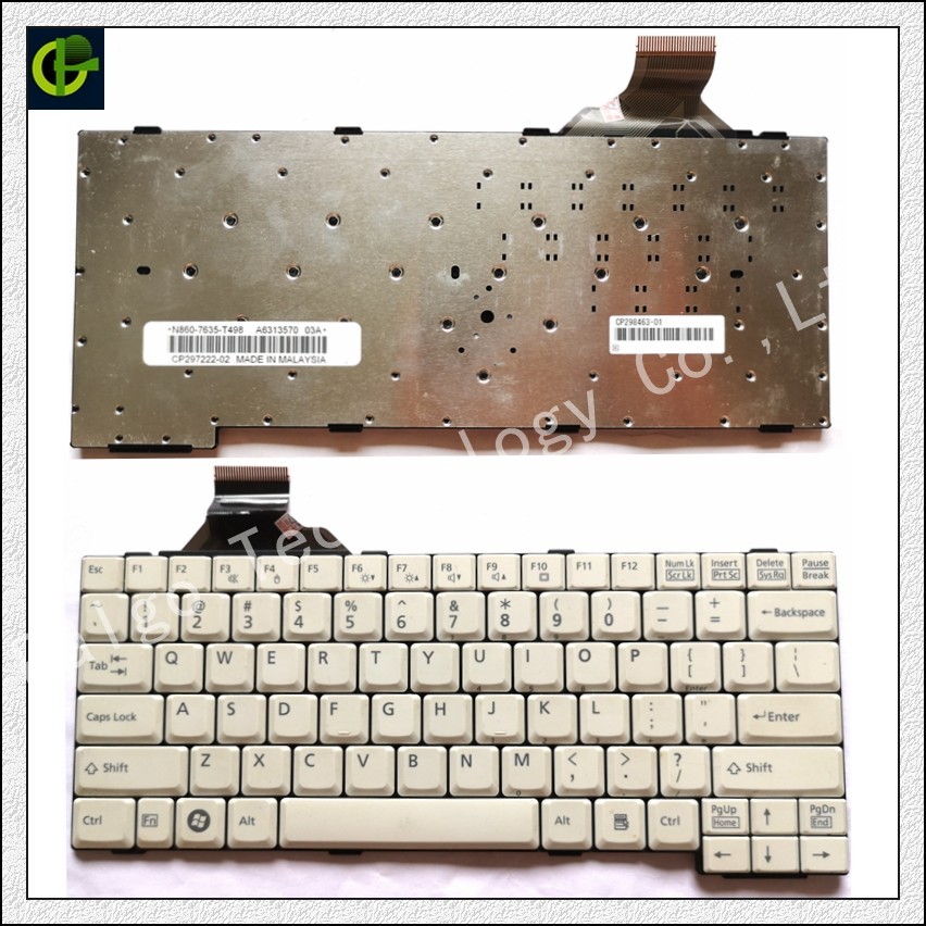 English Keyboard for Fujitsu T4220 T4210 E8210 T4215 S7211 T4215 T4210 S6420 S6220 S6240 S6410 S6510 S6520 S7110 T4410 T900 US