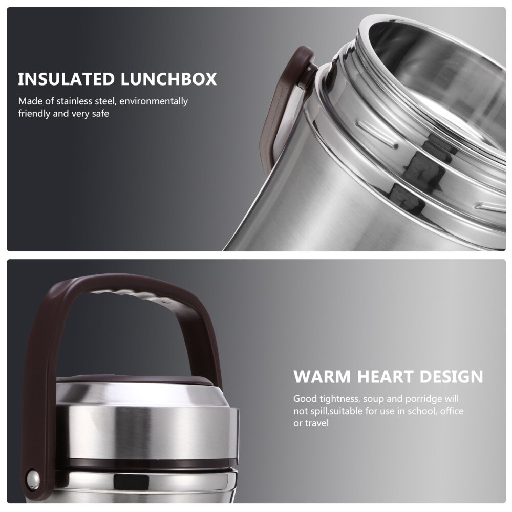 1Pc 1910ml Portable Large Capacity Insulation Food Storage Container