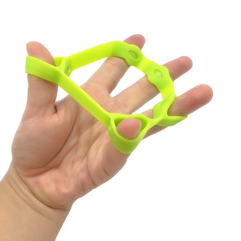Bandas de resistencia para dedos, pinza de mano, estirador de entrenamiento de muñeca antebrazo, expansor de ejercicio de tirar anillos, equipo de Fitness, 1 ud.