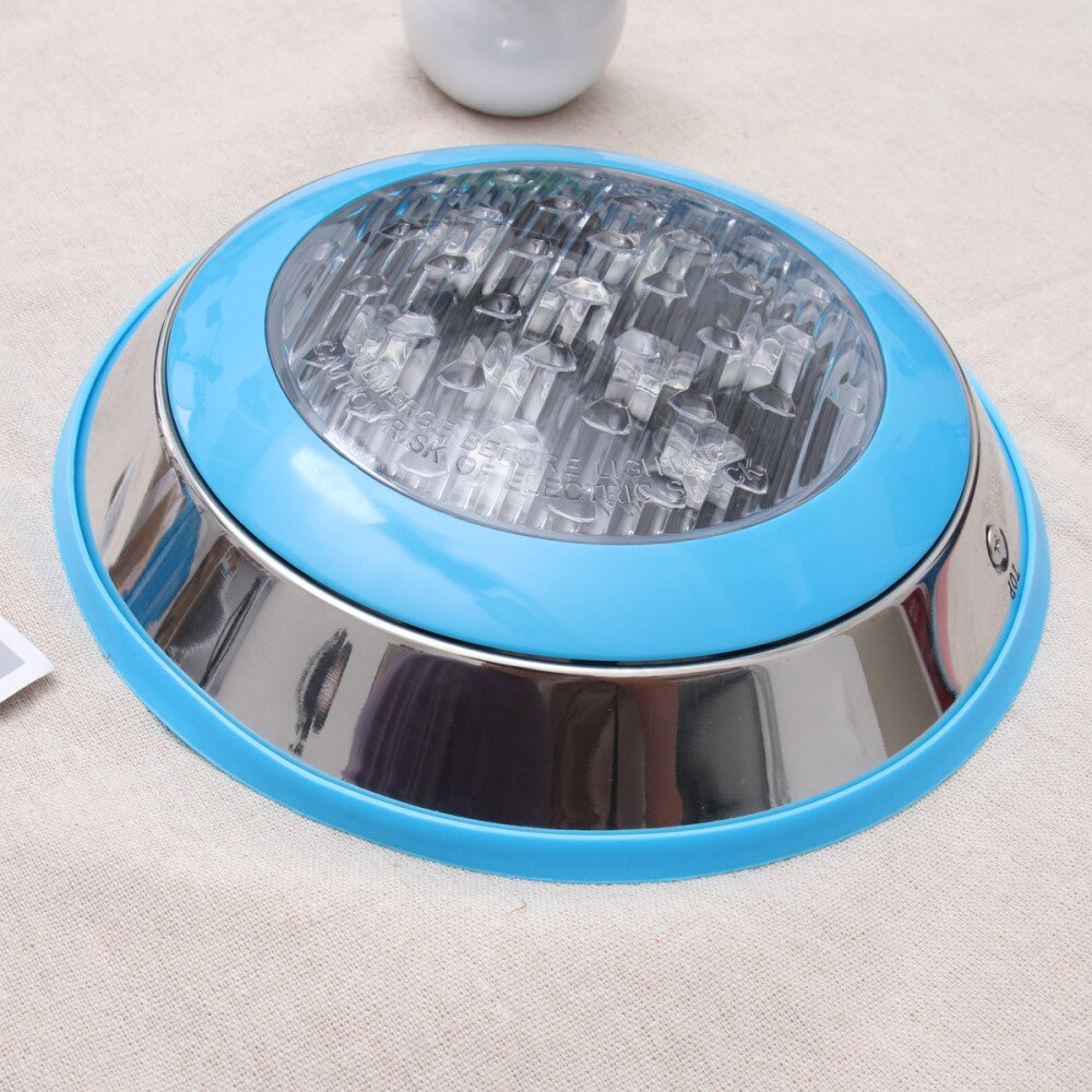 304 Stainless Steel LED Underwater Lamp IP68 Pool Wall Light 12/24V 9W Swimming Pool Light RGB Colorful Light Changin