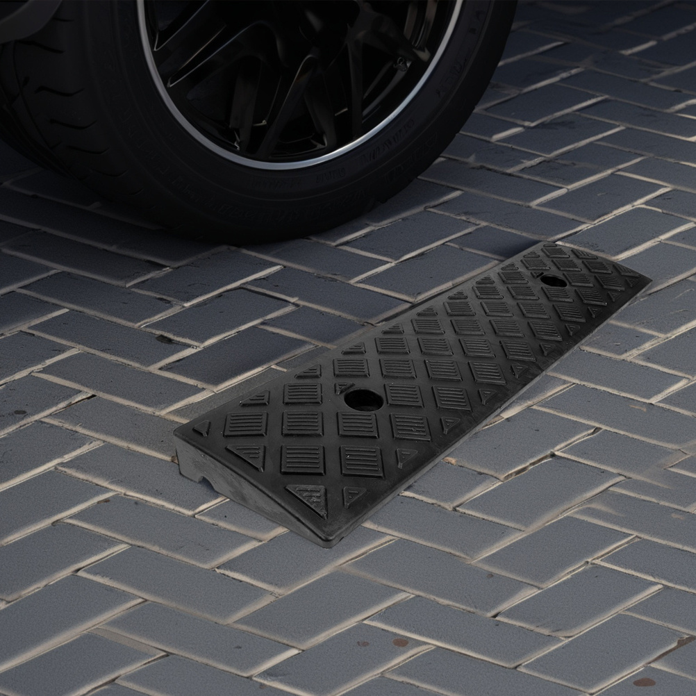 2 stücke Schwelle Rampen schwer Pflicht Gummi Kunststoff Anti Unterhose aufhängen Für Tür Eintrag Rollstuhl Fahrrad Motorrad Auto Tragbare Rampe