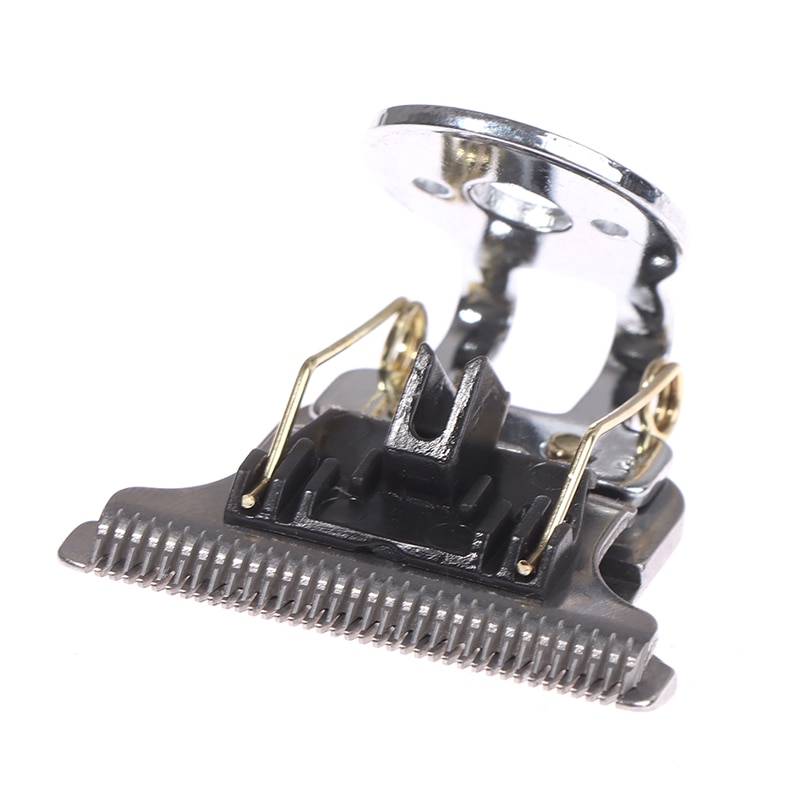 1 Stuks T-Vormig Haarclipper Mes Met Standaard T9 Blade Trimmer Vervangende Clipper Kop: Zilver