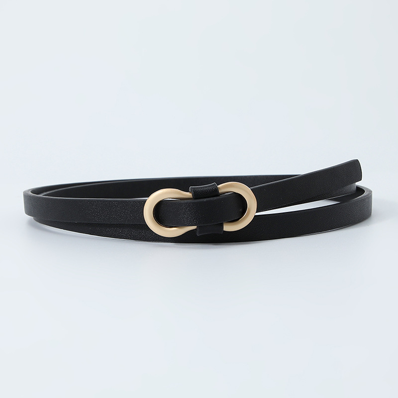 Zero Pin Casual Ladies Belt Youth Thin Belt Classic Vintage Waist Belt Jeans Dress Belts