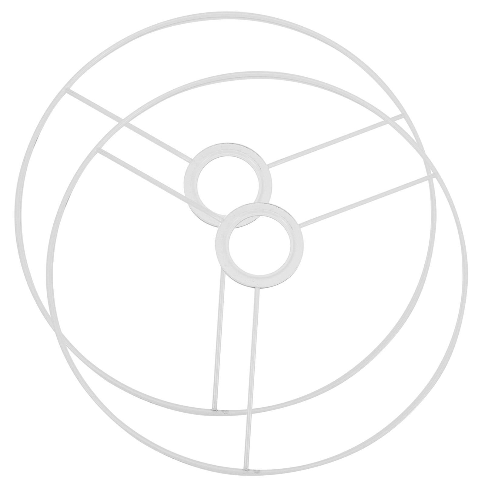 Lampshade Frame Round Vintage Lamp Shade Frame E27 Base 30cm Lampshade Supply