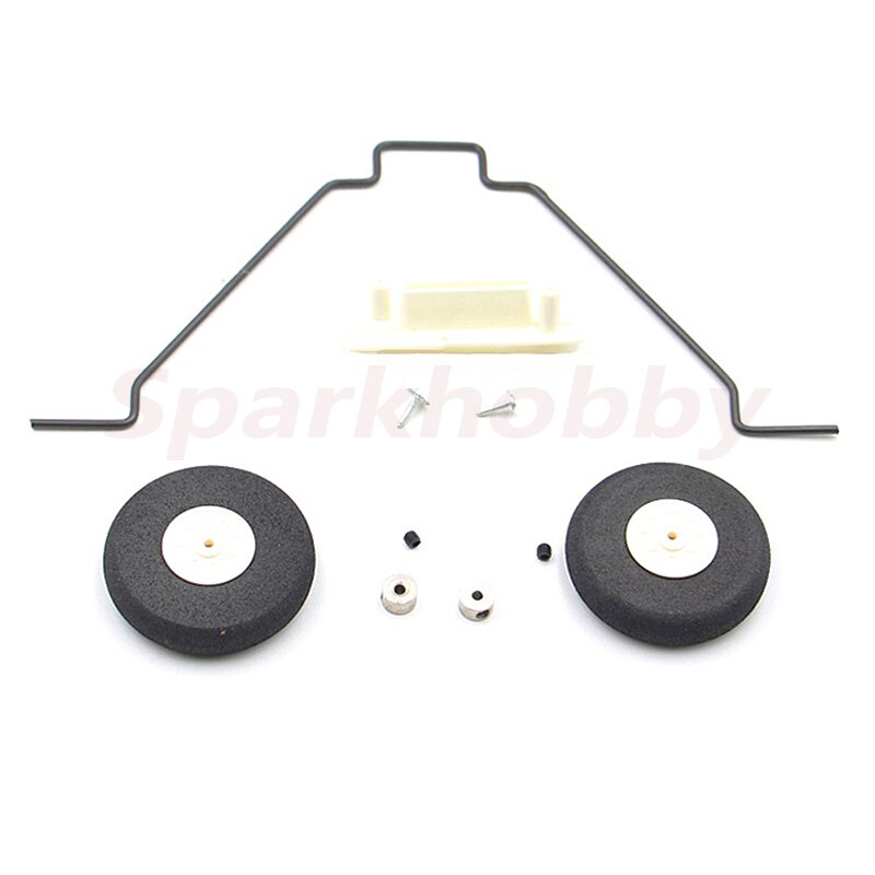 1400mm Surfer X8 / 800mm Mini Surfer 800 Glider Steel Wire Landing Gear With Sponge Wheel For RC Airpalne Fixed-wing Models DIY