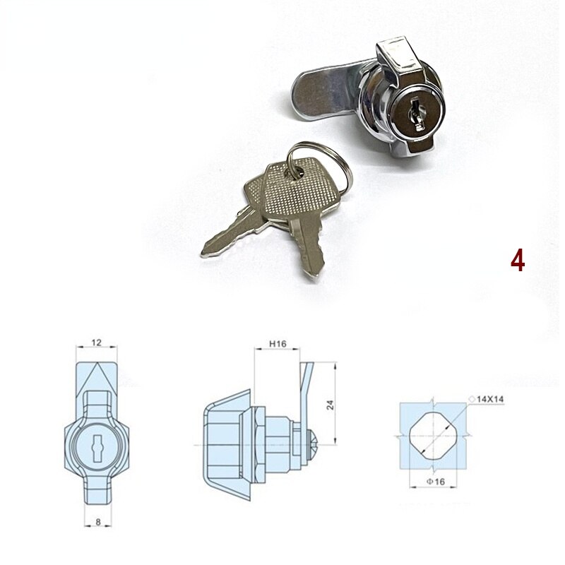 Cabinet Handle Cam Lock for Storage Box Jewelry Box Mailbox Electronic File Cabinet Office Supplies Cabinet Cam Lock Locker Lock: D