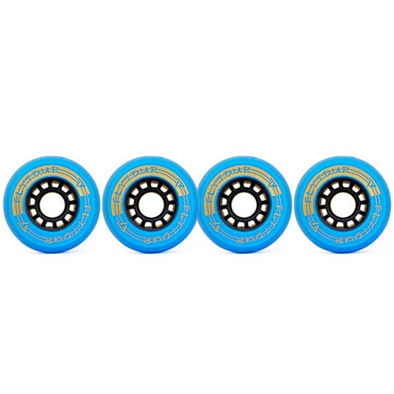 Freeline Roller Road Driftboard Maple Split Portable Skateboard 82A PU Drift Board Wheel Anti-Skid Skateboard,Blue