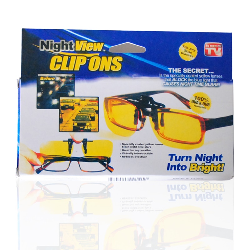 Gspscn clip-on zonnebril heren luxe ultralichte bril bijziendheid bril clip auto zonnebril clip