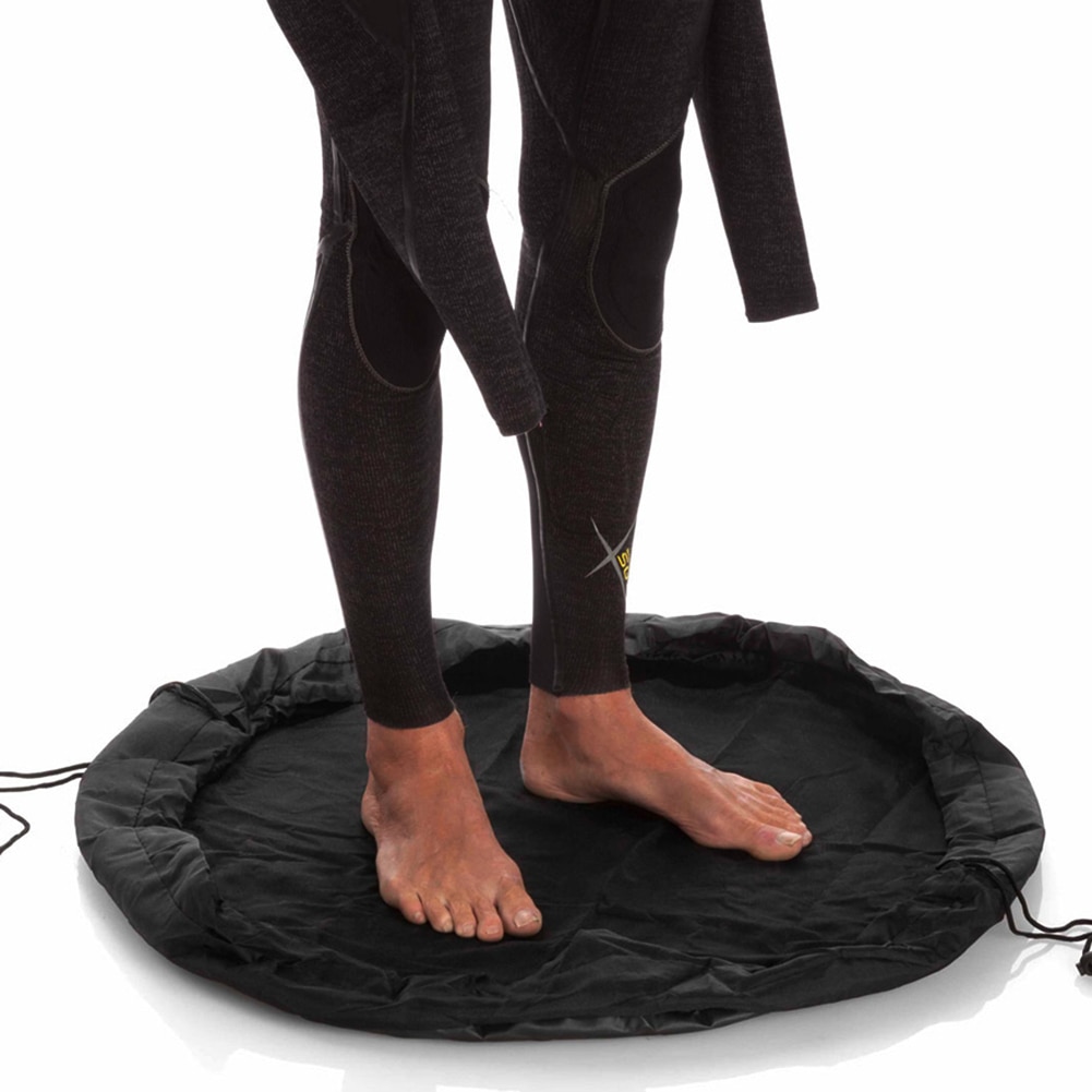 Universel surfing våddragt dykkerdragt skiftetaske måtte vandtæt nylon bærepose til vandsport svømmetilbehør