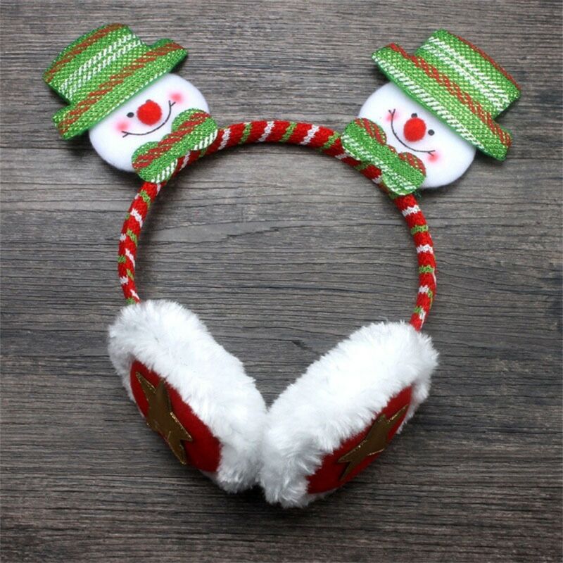 Adult Kids Christmas Xmas Novelty Headband Hat Costume Hair Clip Reindeer Santa Claus Headbands