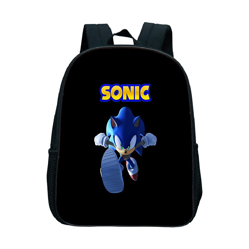 New Mochila Sonic Zaino Delle Ragazze Dei Ragazzi Borse Da Scuola Borse Libro di Scuola Materna Quotidiano Torna A scuola Regalo Per i bambini Del Fumetto Zaino: 9